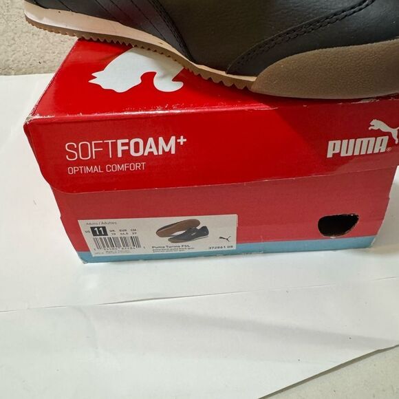 Puma Mens Turino FSL 372861-08 Black Casual Shoes Sneakers Size 11 - Picture 8 of 14